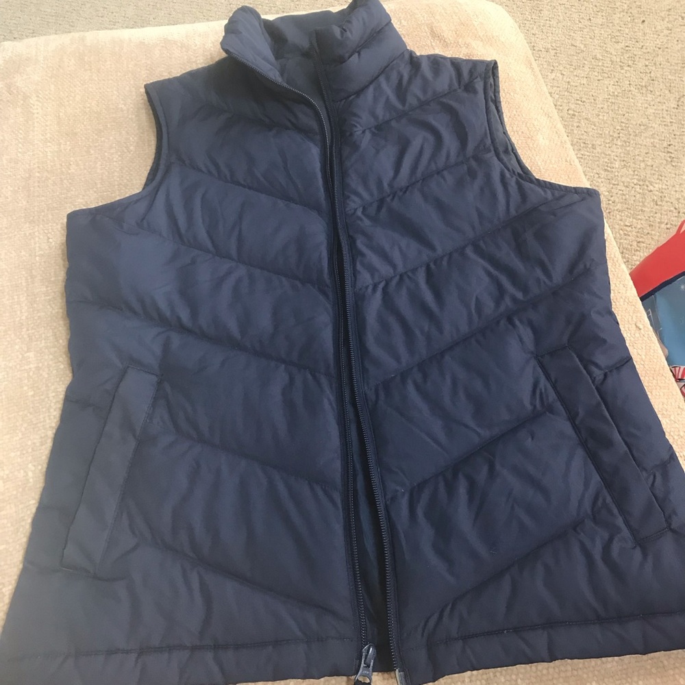 Lands end navy vest